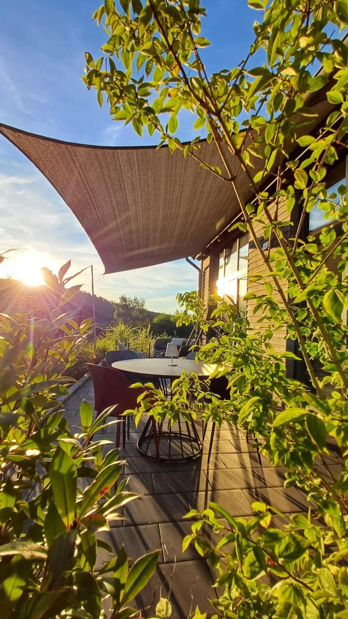 Odenwald-Lodge Mit Infrarotsauna Und E-Ladestation Im Naturpark Odenwald "Haus Himmelblau" Reichelsheim Екстериор снимка
